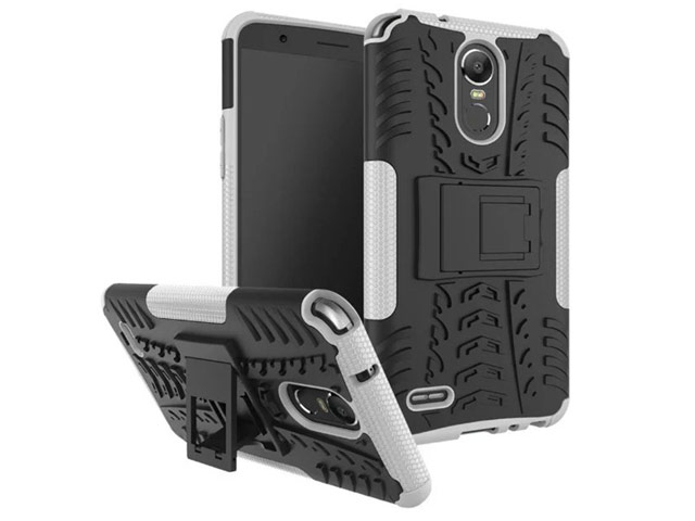 Чехол Yotrix Shockproof case для LG Stylus 3 (белый, пластиковый)