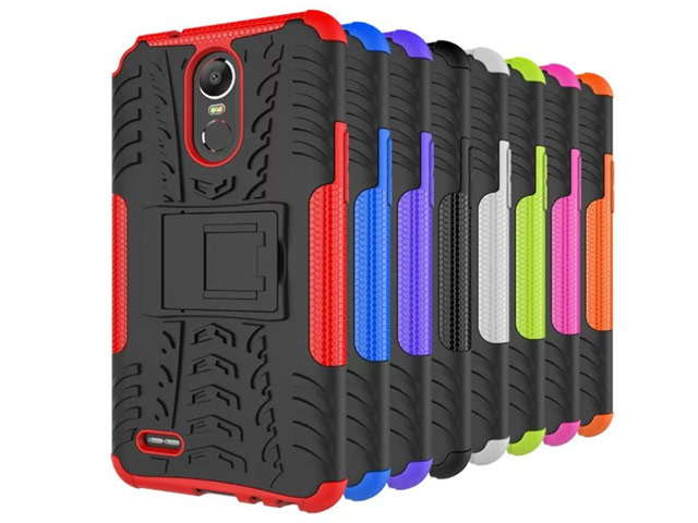 Чехол Yotrix Shockproof case для LG Stylus 3 (белый, пластиковый)