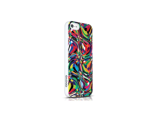 Чехол Odoyo Cuben Case для Apple iPhone 5 (Twisted Geometry, пластиковый)