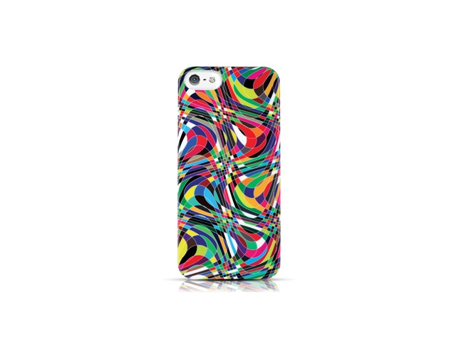 Чехол Odoyo Cuben Case для Apple iPhone 5 (Twisted Geometry, пластиковый)