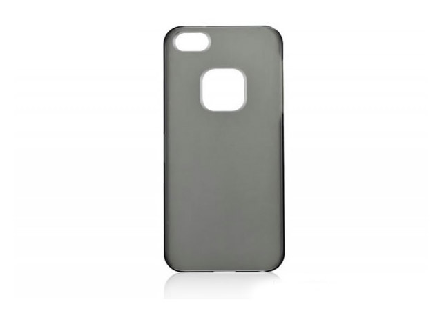 Чехол Momax Ultra Tough Clear Touch Case для Apple iPhone 5 (черный, пластиковый)