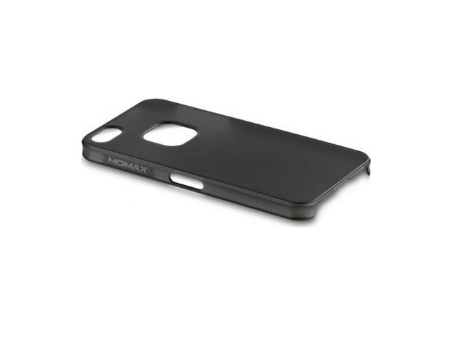 Чехол Momax Ultra Tough Clear Touch Case для Apple iPhone 5 (черный, пластиковый)