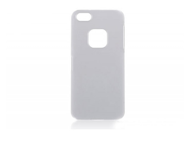 Чехол Momax Ultra Tough Clear Touch Case для Apple iPhone 5 (белый, пластиковый)