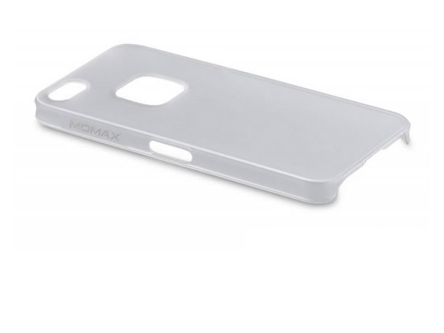 Чехол Momax Ultra Tough Clear Touch Case для Apple iPhone 5 (белый, пластиковый)