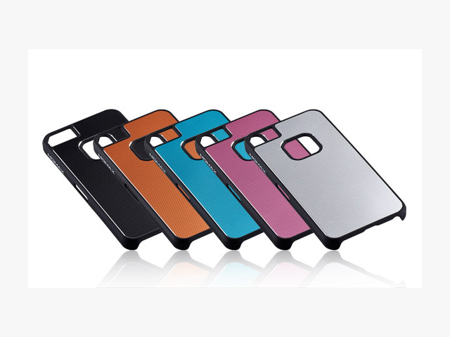 Чехол Momax Feel&Touch Case для Apple iPhone 5 (серебристый, металический)