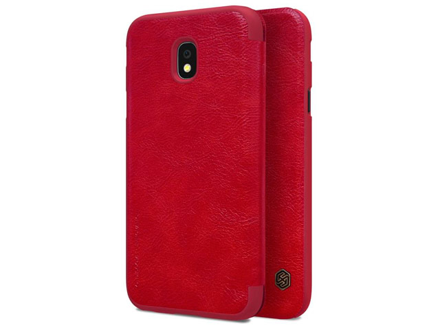 Чехол Nillkin Qin leather case для Samsung Galaxy J3 2017 (красный, кожаный)