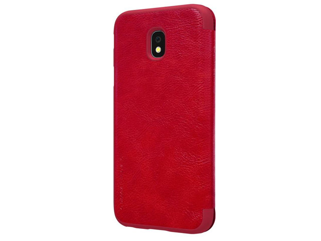 Чехол Nillkin Qin leather case для Samsung Galaxy J3 2017 (красный, кожаный)