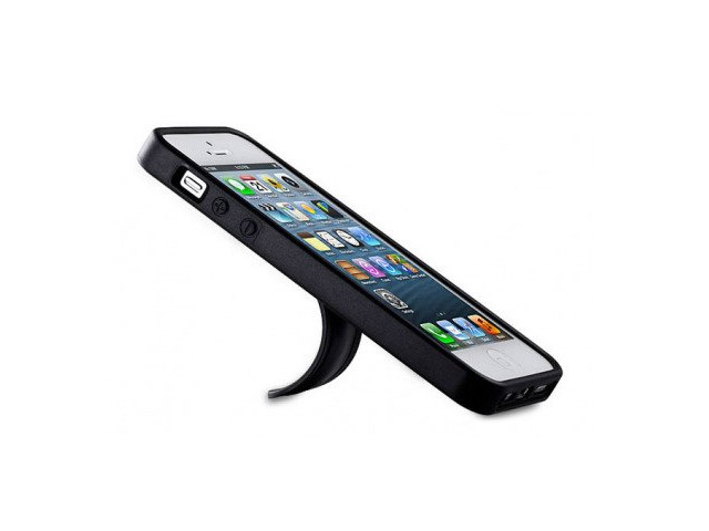 Чехол Momax i-Stand Pro для Apple iPhone 5 (черный, пластиковый)