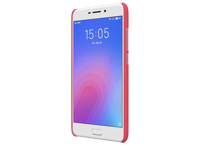 Чехол Nillkin Hard case для Meizu M6 (красный, пластиковый)