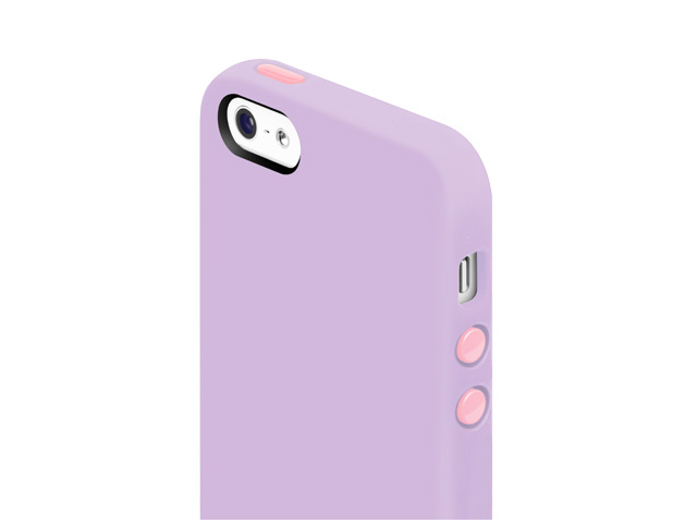 Чехол SwitchEasy Colors Slim Case для Apple iPhone 5 (фиолетовый, пластиковый)