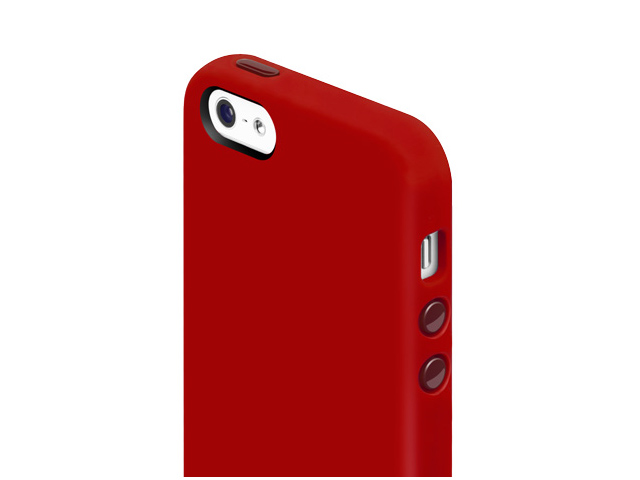 Чехол SwitchEasy Colors Slim Case для Apple iPhone 5 (красный, пластиковый)