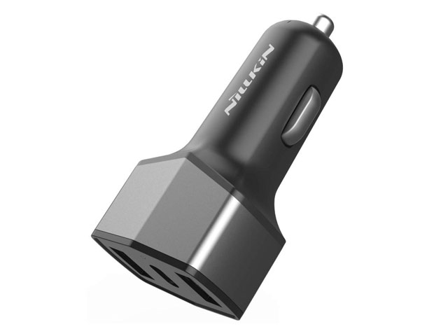 Зарядное устройство Nillkin Celerity Car Charger универсальное (автомобильное, 3A, 3xUSB, Fast Charge, черное)