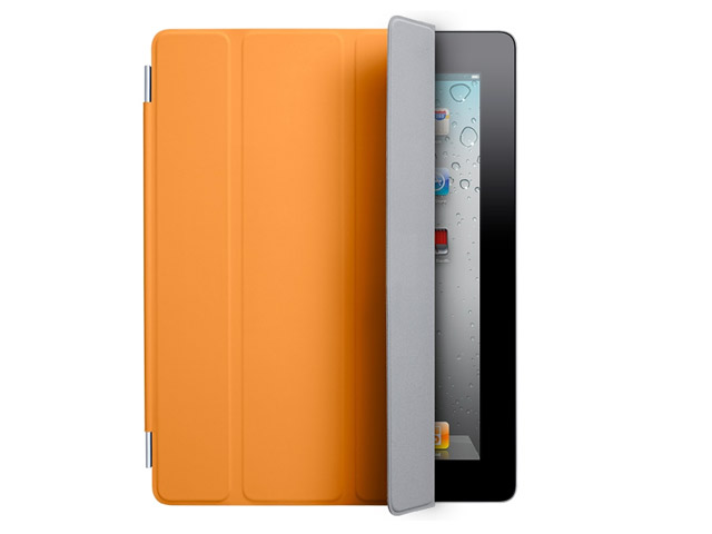 Чехол Apple iPad 2 Smart Cover полиуретановый (оранжевый)