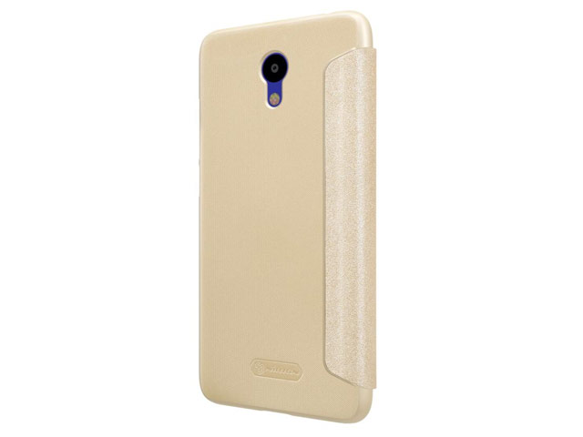 Чехол Nillkin Sparkle Leather Case для Meizu M6 (золотистый, винилискожа)