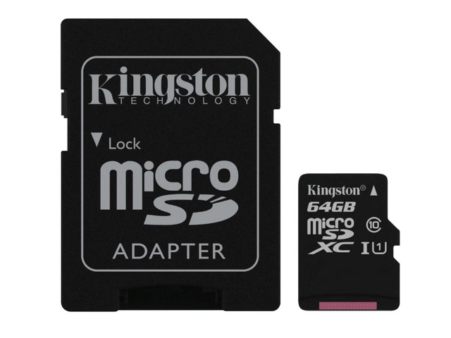 Флеш-карта Kingston microSD (64Gb, microSD, Class 10 U1)