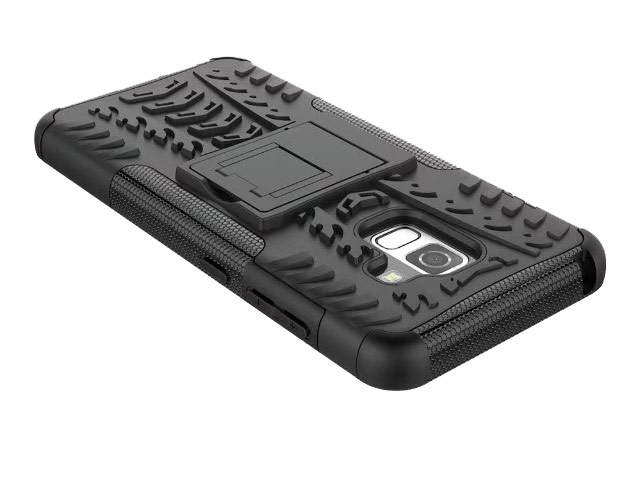 Чехол Yotrix Shockproof case для Samsung Galaxy A8 2018 (красный, пластиковый)