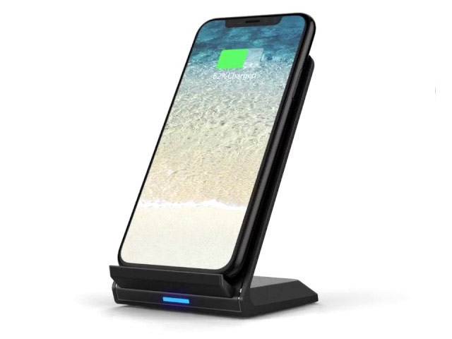 Беспроводное зарядное устройство Nillkin Fast Wireless Stand (черное, подставка, Fast Charge, стандарт QI)