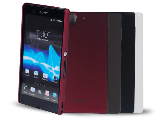 Чехол Jekod Hard case для Sony Xperia Z L36i/L36h (белый, пластиковый)