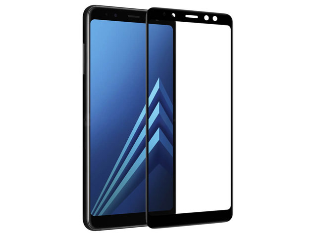 Защитная пленка Nillkin 3D CP+ MAX Glass Protector для Samsung Galaxy A8 2018 (стеклянная, черная)