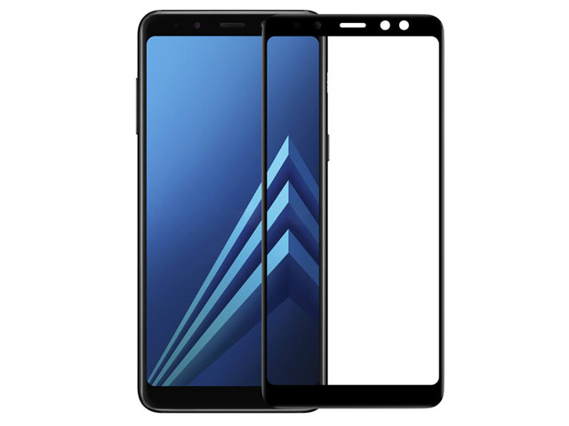 Защитная пленка Nillkin 3D CP+ MAX Glass Protector для Samsung Galaxy A8 2018 (стеклянная, черная)