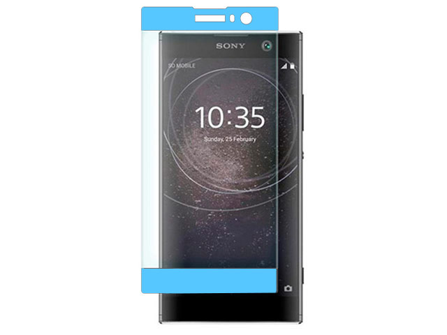 Защитная пленка Yotrix 3D Glass Protector для Sony Xperia XA2 ultra (стеклянная, голубая)