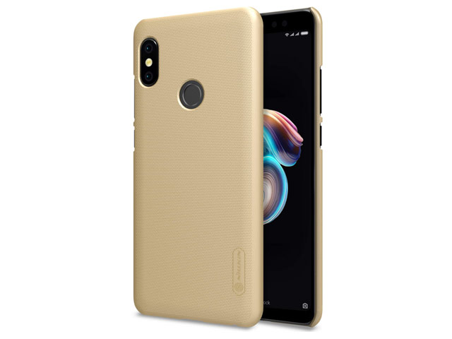 Чехол Nillkin Hard case для Xiaomi Redmi Note 5 pro (золотистый, пластиковый)