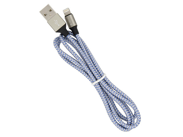 USB-кабель Devia Bubble Fish Cable универсальный (Lightning, 1 метр, серый)