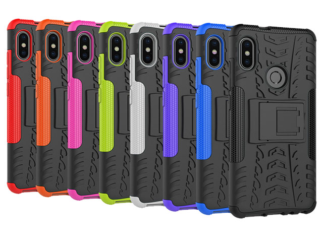 Чехол Yotrix Shockproof case для Xiaomi Redmi Note 5 pro (зеленый, пластиковый)