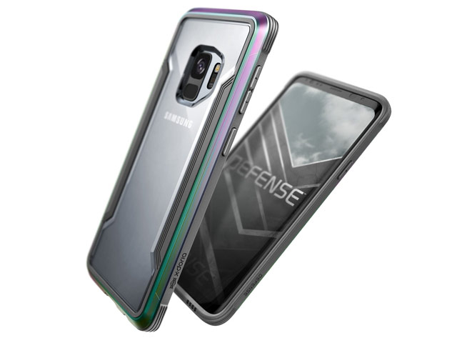 Чехол X-doria Defense Shield для Samsung Galaxy S9 (хамелеон, маталлический)