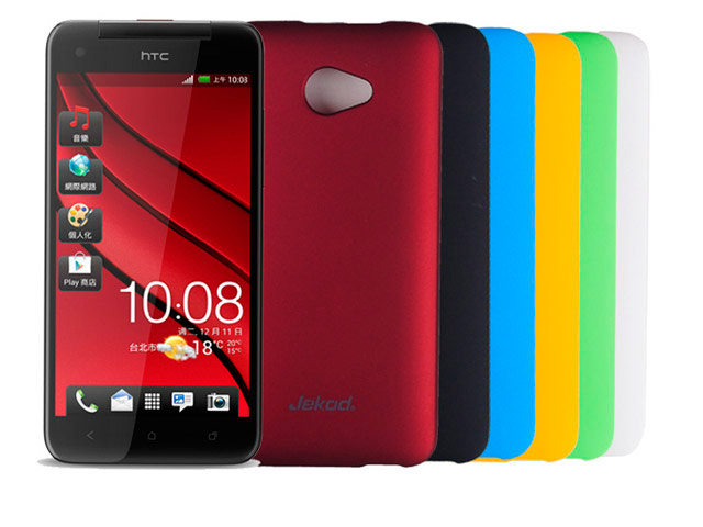 Чехол Jekod Hard case для HTC Butterfly/Droid DNA X920e (белый, пластиковый)