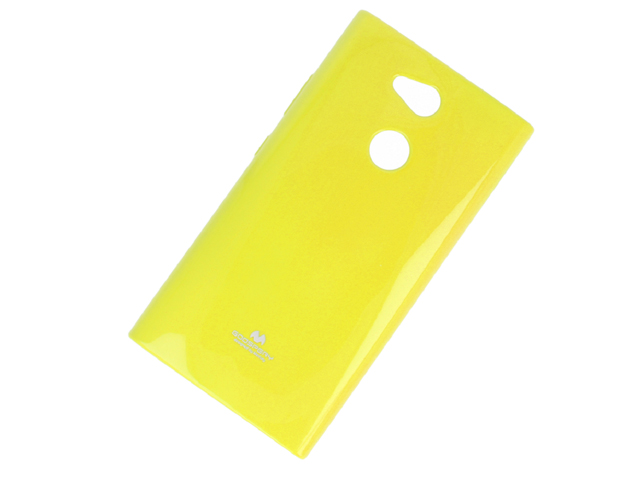 Чехол Mercury Goospery Jelly Case для Sony Xperia L2 (желтый, гелевый)