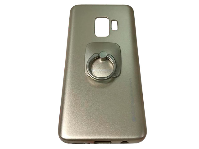 Чехол Mercury Goospery i-Jelly Ring Case для Samsung Galaxy S9 (золотистый, гелевый)