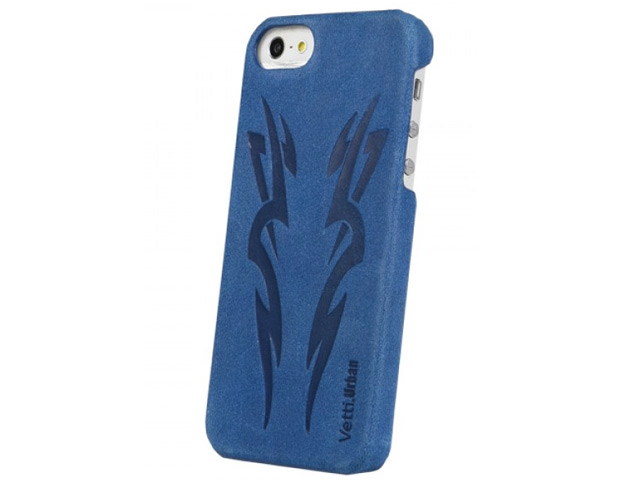 Чехол Vetti Craft Urban Case My Tattoo No 1 для Apple iPhone 5 (синий, кожанный)