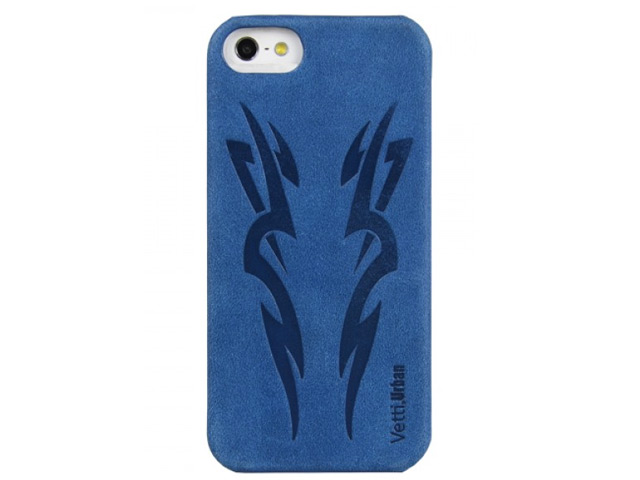 Чехол Vetti Craft Urban Case My Tattoo No 1 для Apple iPhone 5 (синий, кожанный)