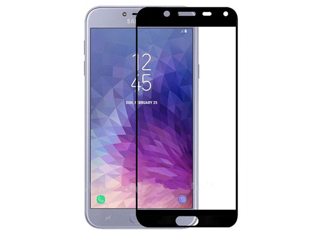 Защитное стекло Yotrix 3D Glass Protector для Samsung Galaxy J4 (черное)