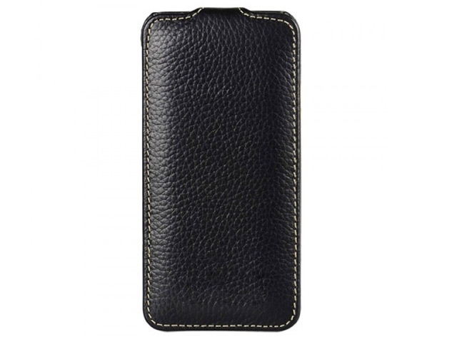 Чехол Vetti Craft Slim Flip Case для Apple iPhone 5 (черный, кожанный)