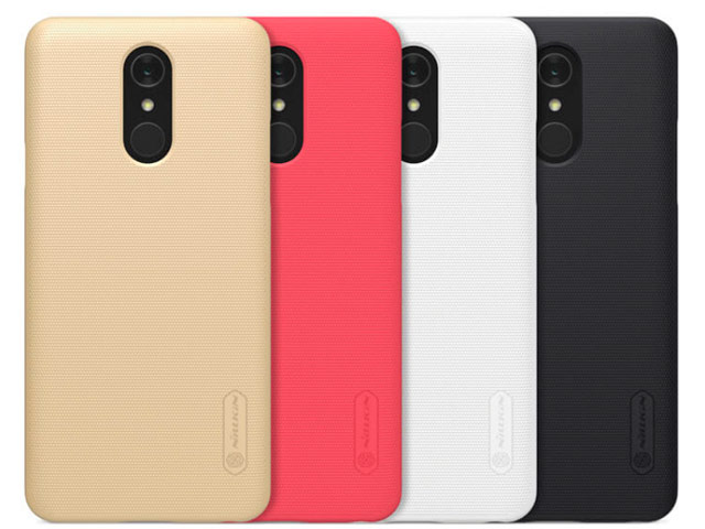 Чехол Nillkin Hard case для LG Q7 (золотистый, пластиковый)