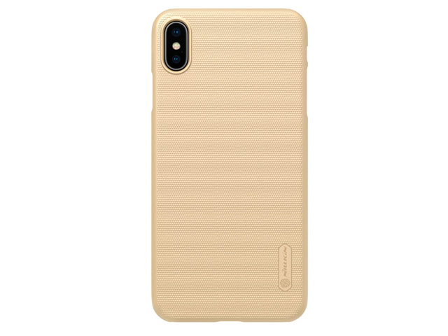 Чехол Nillkin Hard case для Apple iPhone XS max (золотистый, пластиковый)