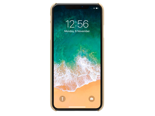 Чехол Nillkin Hard case для Apple iPhone XS max (золотистый, пластиковый)