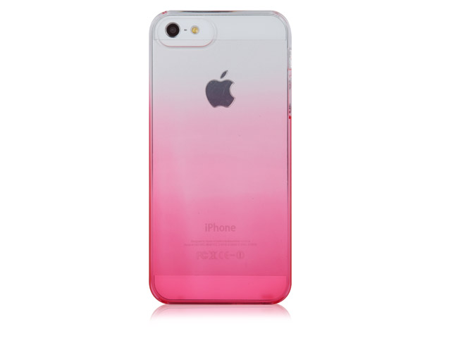 Чехол Seedoo Rainbow case для Apple iPhone 5 (розовый, пластиковый)