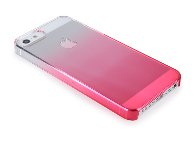 Чехол Seedoo Rainbow case для Apple iPhone 5 (розовый, пластиковый)