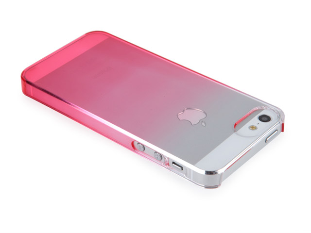 Чехол Seedoo Rainbow case для Apple iPhone 5 (розовый, пластиковый)