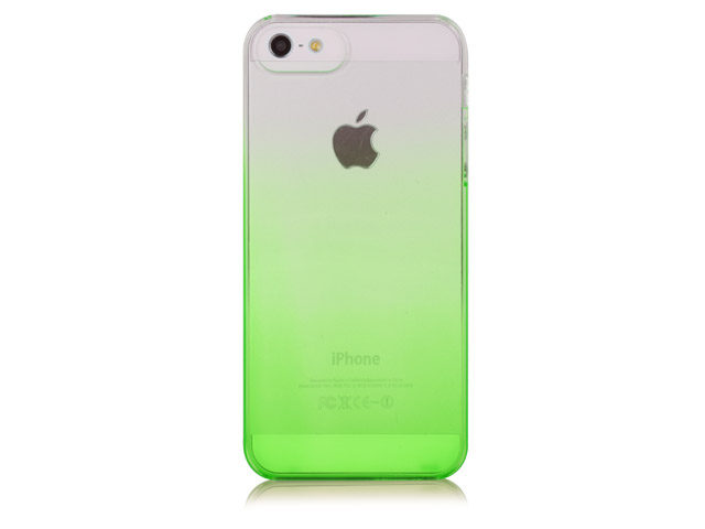 Чехол Seedoo Rainbow case для Apple iPhone 5 (зеленый, пластиковый)