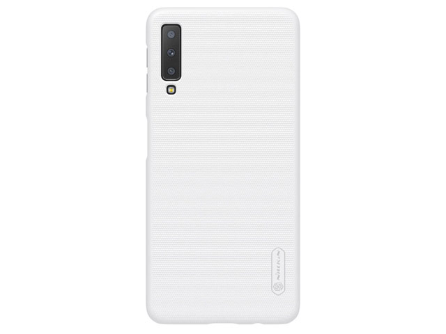 Чехол Nillkin Hard case для Samsung Galaxy A7 2018 (белый, пластиковый)