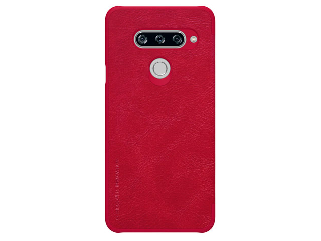 Чехол Nillkin Qin leather case для LG V40 ThinQ (красный, кожаный)