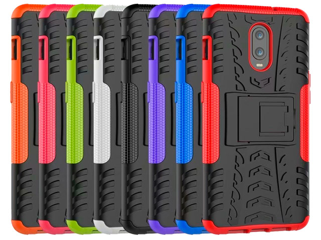 Чехол Yotrix Shockproof case для OnePlus 6T (зеленый, пластиковый)