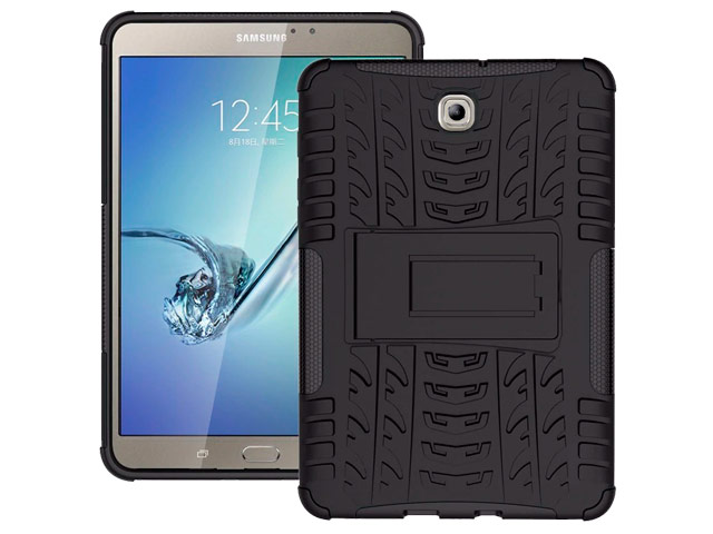 Чехол Yotrix Shockproof case для Samsung Galaxy Tab A 8.0 (черный, пластиковый)