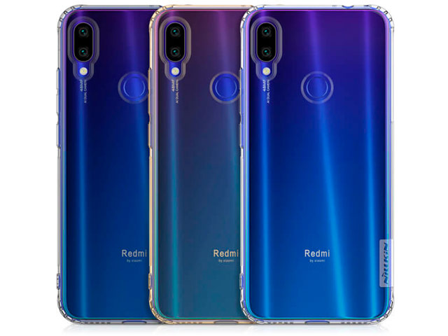 Чехол Nillkin Nature case для Xiaomi Redmi Note 7 (прозрачный, гелевый)