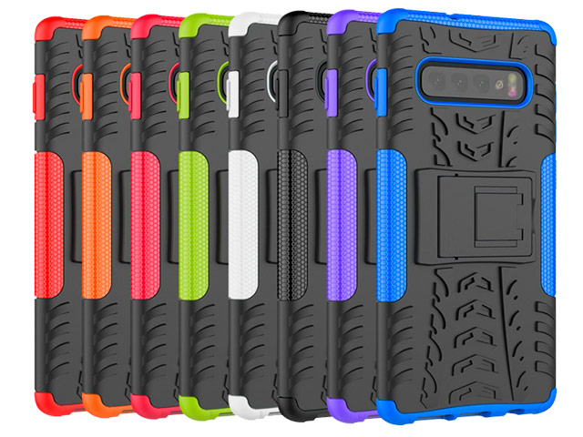 Чехол Yotrix Shockproof case для Samsung Galaxy S10 (красный, гелевый)