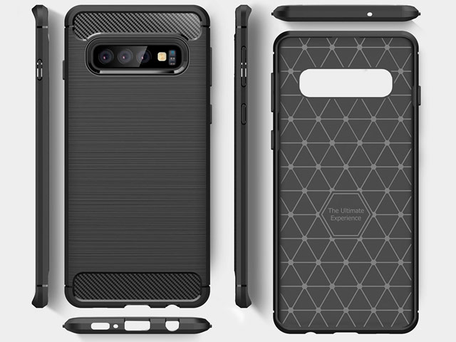 Чехол Yotrix Rugged Armor для Samsung Galaxy S10 plus (красный, гелевый)